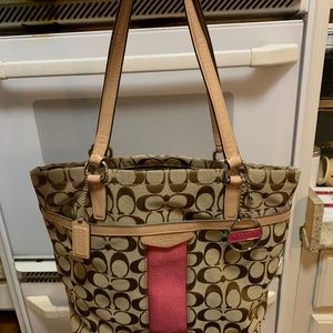 Coach purse pink